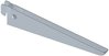 Wandregal-Tragarme zweireihig Eisen grau 220mm