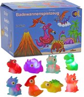 Badewannenspielzeug leuchtende Dinos