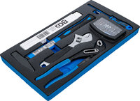 BGS 37x Werkzeuge Bits Zange Hammer Schlüssel Zollstock für Werkstattwagen