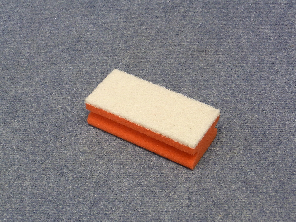 Schwamm rot/weißes Pad 150x70 mm
